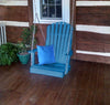 A&L Furniture Co. Amish-Made Poly Adirondack Chair Swing, Blue