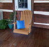 A&L Furniture Co. Amish-Made Poly Adirondack Chair Swing, Cedar