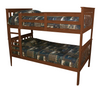 A&L Furniture Co. VersaLoft Twin Mission Bunkbed, Mike's Cherry Stain