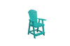 A&L Furniture Co. Amish-Made Counter-Height Poly Fanback Arm Chair