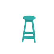 A&L Furniture Co. Amish-Made Poly Counter-Height Bar Stool