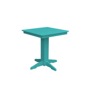 A&L Furniture Co. Amish-Made Counter-Height Square Poly Dining Tables