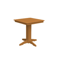 A&L Furniture Co. Amish-Made Counter-Height Square Poly Dining Tables