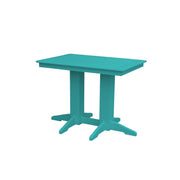 A&L Furniture Amish-Made Counter-Height Rectangular Poly Dining Tables