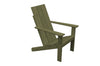 A&L Furniture Cedar Wood Modern Adirondack Chair, Linden Leaf