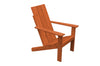A&L Furniture Cedar Wood Modern Adirondack Chair, Redwood Stain