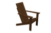 A&L Furniture Cedar Wood Modern Adirondack Chair, Walnut Stain