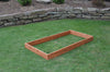 A&L Furniture Co. Amish-Made Cedar Single Layer Raised Garden Bed, Cedar Stain