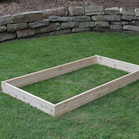 A&L Furniture Co. Amish-Made Cedar Single Layer Raised Garden Bed, Unfinished