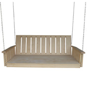 A&L Furniture Co. Amish-Made Pressure-Treated Pine Wingate Swing Beds, Stained