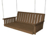 A&L Furniture Co. Amish-Made Pressure-Treated Pine Wingate Swing Beds, Stained