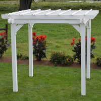 A&L Furniture Co. Amish-Made Bradford Pergola with Swing Hangers
