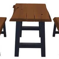 A&L Furniture Co. Blue Mountain Series - Ridgemont Table and Bench Sets