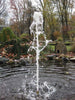 EasyPro Bronze Aerating Nozzles create whitewater stream in a pond or fountain