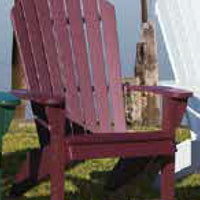 Amish-Made Poly ROCKING Fanback Adirondack Chairs - Local Pickup ONLY in Downingtown PA