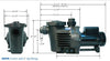 Dimensions for PerformancePro Artesian2 High Head Pumps