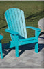 Amish-Made Poly FOLDING Fanback Adirondack Chairs - Local Pickup ONLY in Downingtown PA