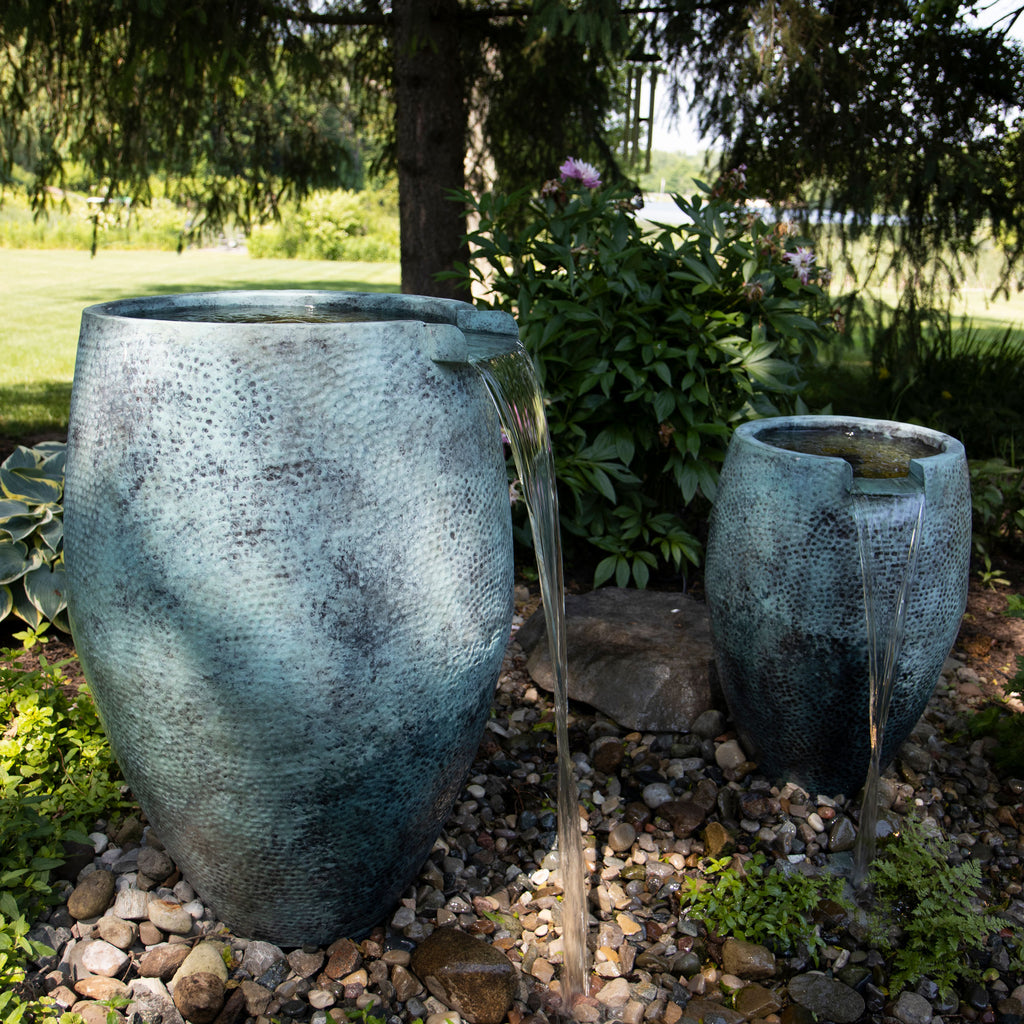 Atlantic Aura Vases with Spillway Practical Garden Ponds