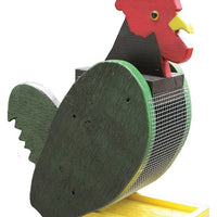 Beaver Dam Woodworks Amish-Made Deluxe Rooster-Shaped Bird Feeder