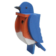 Beaver Dam Woodworks Amish-Made Deluxe Bluebird-Shaped Birdhouse
