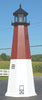12' Octagonal Amish-Made Poly Barnegat, NJ Replica Lighthouse