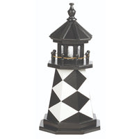 2' Octagonal Amish-Made Hybrid Cape Lookout, NC Replica Lighthouse