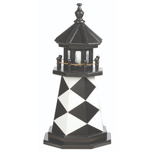 2' Octagonal Amish-Made Wooden Cape Lookout, NC Replica Lighthouse