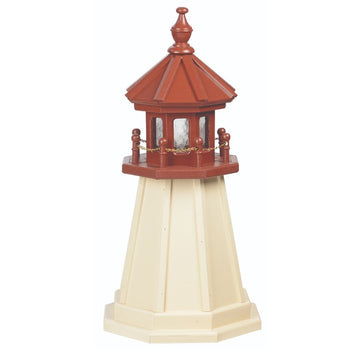 Octagonal Amish-Made Poly Cape May, NJ Replica Lighthouses