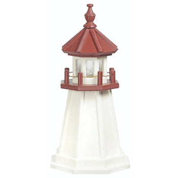 Octagonal Amish-Made Poly Marblehead, OH Replica Lighthouses
