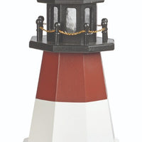 2' Octagonal Amish-Made Hybrid Barnegat, NJ Replica Lighthouse with Base
