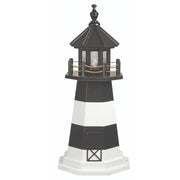 3' Octagonal Amish-Made Wooden Fire Island, NY Replica Lighthouse