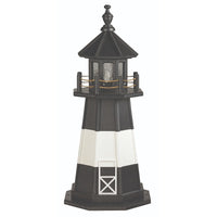 3' Octagonal Amish-Made Wooden Tybee Island, GA Replica Lighthouse