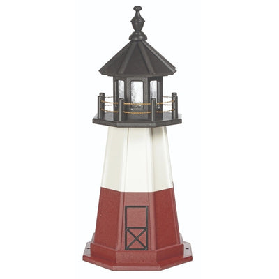 3' Octagonal Amish-Made Poly Vermillion, OH Replica Lighthouse