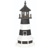 3' Octagonal Amish-Made Wooden Bodie Island, NC Replica Lighthouse with Base