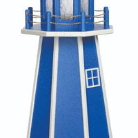 4' Amish-Made Hybrid Painted Lighthouse