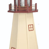 4' Octagonal Amish-Made Wooden Cape May, NJ Replica Lighthouse