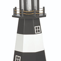 4' Octagonal Amish-Made Wooden Fire Island, NY Replica Lighthouse