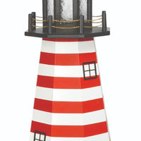 4' Octagonal Amish-Made Wooden West Quoddy, ME Replica Lighthouse