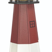5' Octagonal Amish-Made Hybrid Barnegat, NJ Replica Lighthouse