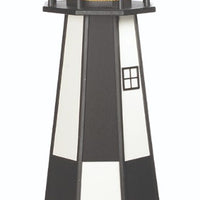 5' Octagonal Amish-Made Wooden Cape Henry, VA Replica Lighthouse
