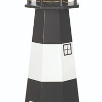5' Octagonal Amish-Made Wooden Fire Island, NY Replica Lighthouse