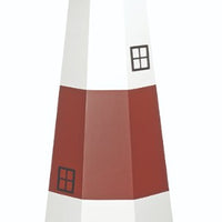 5' Octagonal Amish-Made Hybrid Montauk, NY Replica Lighthouse with Base
