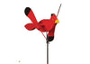Cardinal Whirlybird Wind Spinner Yard Decoration