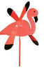 Flamingo Whirlybird Wind Spinner Yard Decoration