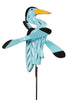 Blue Heron Whirlybird Wind Spinner Yard Decoration
