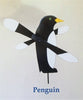 Penguin Whirlybird Wind Spinner Yard Decoration