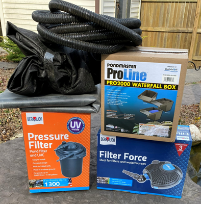 Pond Kit with Bermuda Pump and Filter