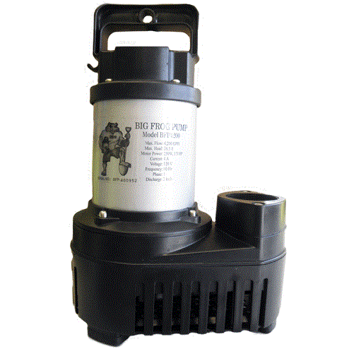 Anjon Manufacturing Big Frog Eco-Drive Pumps - Practical Garden Ponds