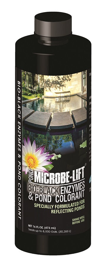 Microbe-Lift® Bio-Black Enzymes & Pond Colorant, 16 Ounces