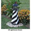 4' Hexagonal Amish-Made Wooden Cape Hatteras, NC Replica Lighthouse